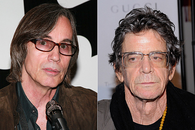 Jackson Browne and Lou Reed David Livingstone/Jemal Countess, Getty Images