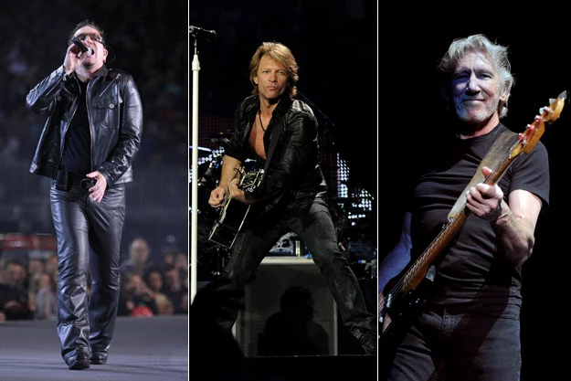 U2, Bon Jovi, and Roger Waters U2, Bon Jovi, and Roger Waters
