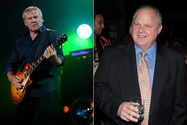 Alex Lifeson and Rush Limbaugh Alex Lifeson and Rush Limbaugh
