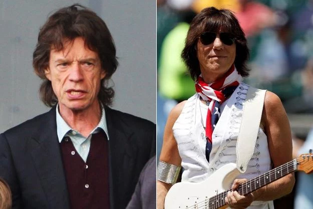 Mick Jagger Jeff Beck Mick Jagger Jeff Beck