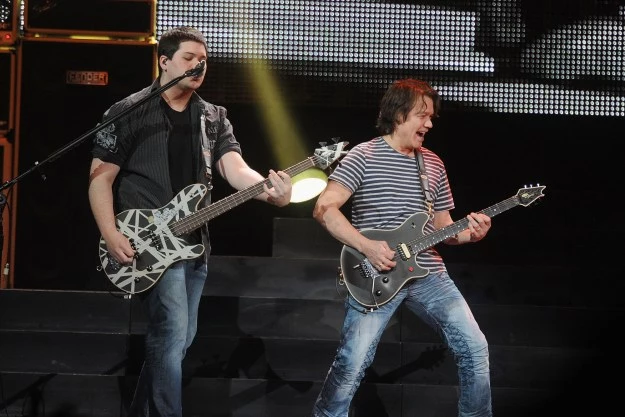 Eddie and Wolgang Van Halen Eddie and Wolgang Van Halen