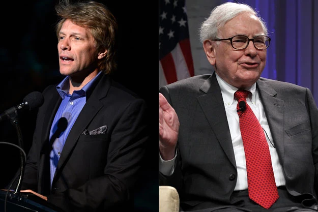 Jon Bon Jovi, Warren Buffett Jon Bon Jovi, Warren Buffett