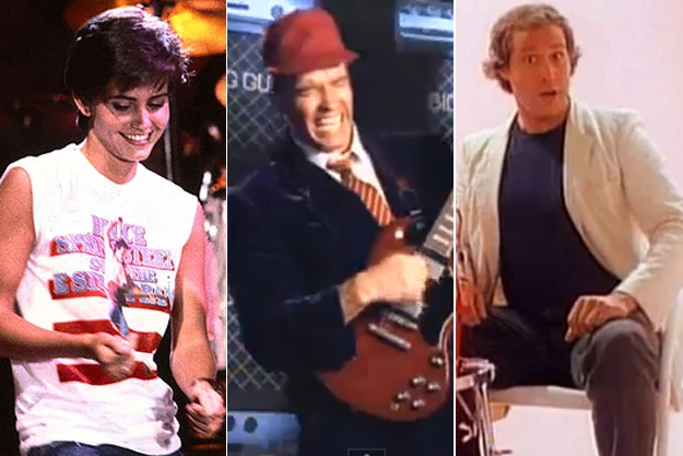 Courteney Cox-Arnold Schwarzenegger-Chevy Chase Bruce Springsteen-AC/DC-Paul Simon