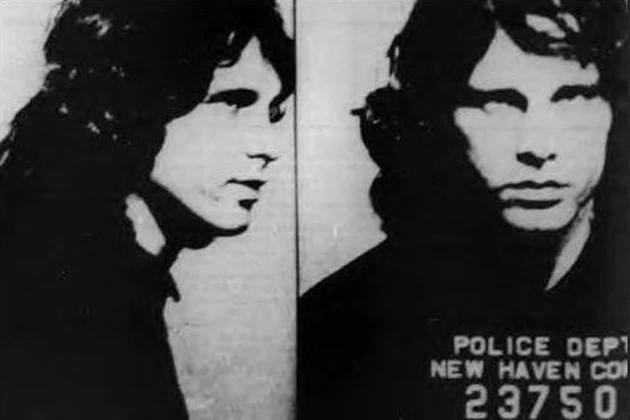 Jim Morrison mugshot New Haven 1967 Jim Morrison mugshot New Haven 1967