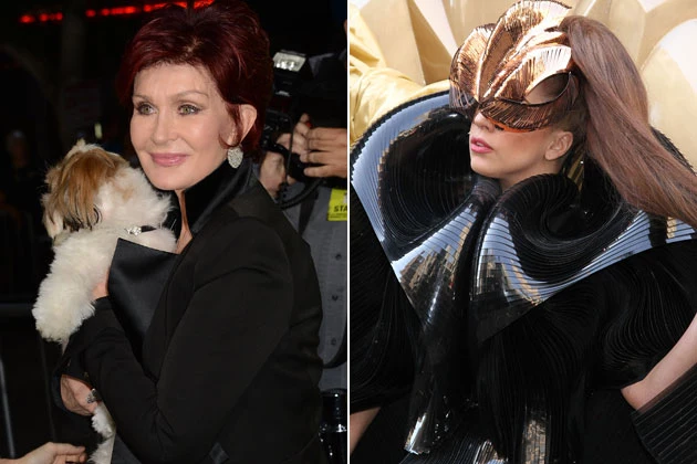 Sharon Osbourne Lady-Gaga Sharon Osbourne Lady-Gaga