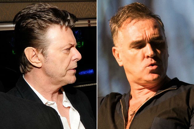 David Bowie and Morrissey David Bowie and Morrissey