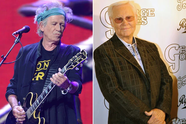 Keith Richards and George Jones Keith Richards and George Jones