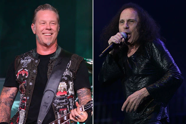 James Hetfield Ronnie James Dio James Hetfield Ronnie James Dio