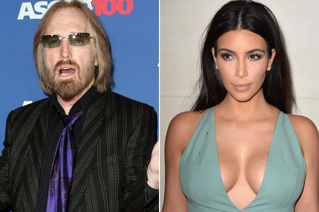 Tom-Petty-Kim-Kardashian Tom Petty and Kim Kardashian