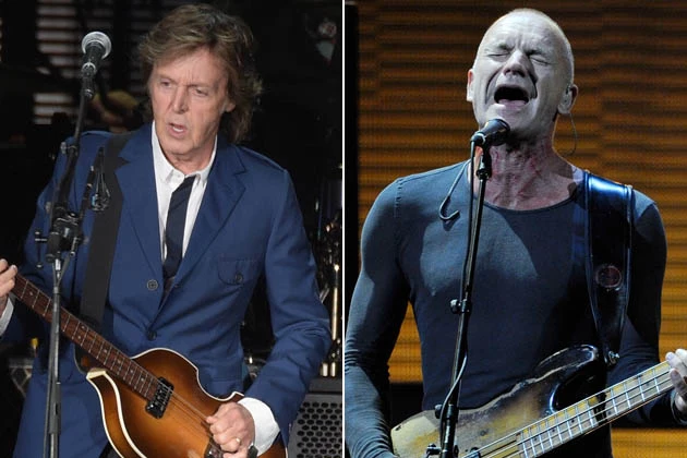 Paul McCartney Sting Paul McCartney Sting