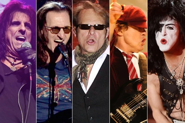 Alice Cooper Rush Van Halen AC/DC Kiss