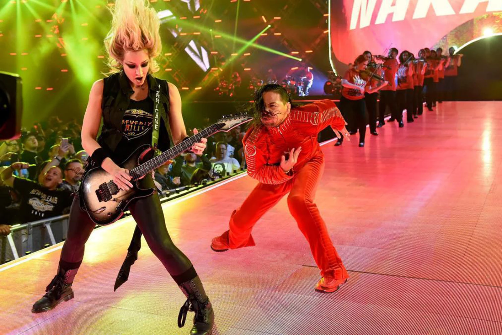 Nita Strauss Shinsuke Nakamura Wrestlemania