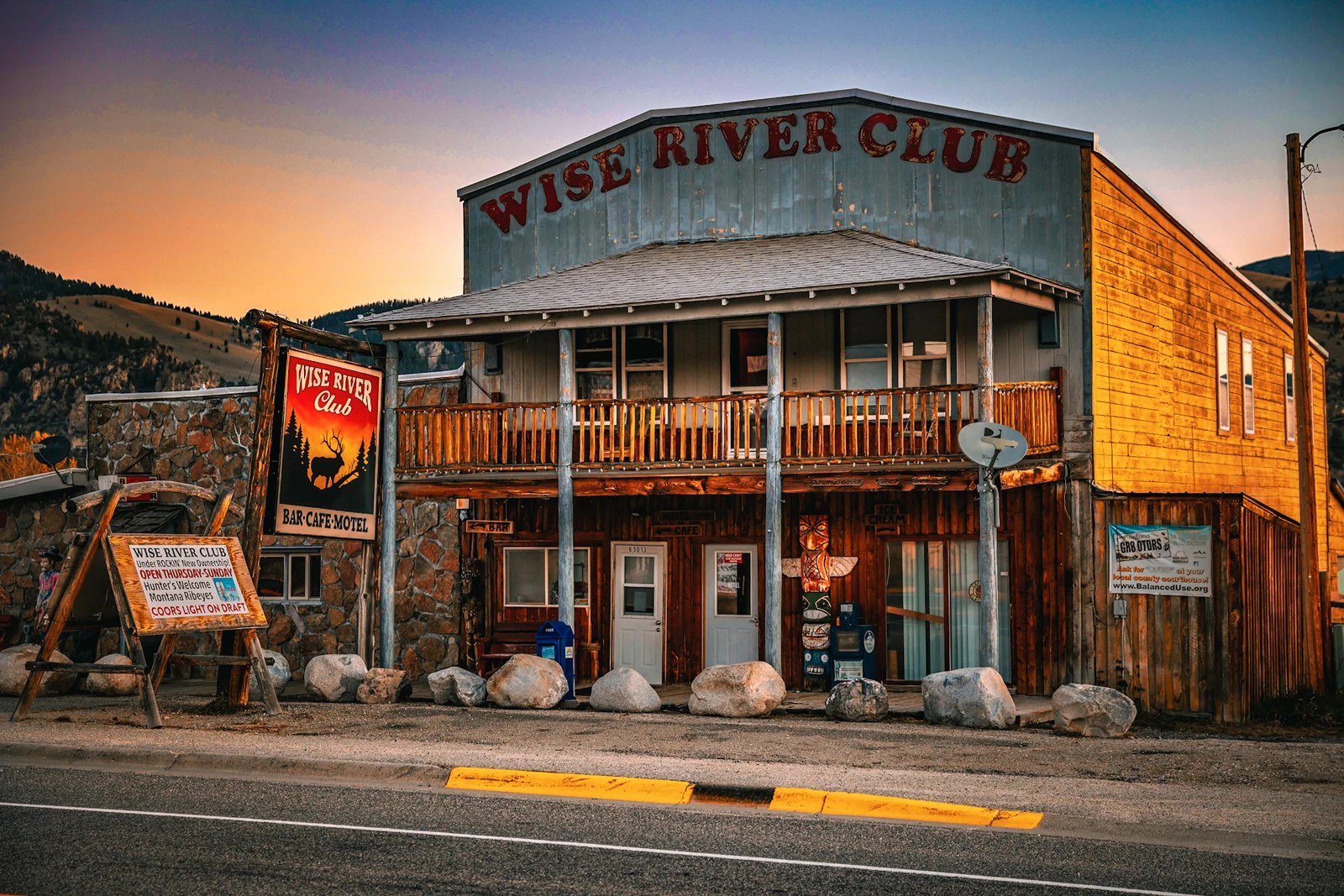 The Wise River Club in Wise River, Montana