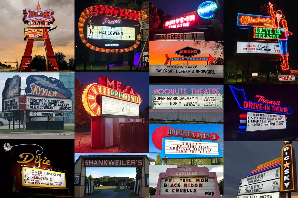 Drive-In Movie Marquee Photos: Only 282 Outdoor Theaters Remain in the US